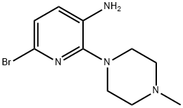 6-Bromo-2-(4-methylpiperazin-1-yl)pyridin-3-amine Structure