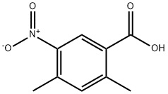 Benzoic acid, 2,4-dimethyl-5-nitro- (9CI) Struktur