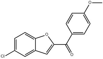 (5-氯苯并呋喃-2-基)(4-甲氧基苯基)甲酮, 220526-76-1, 结构式