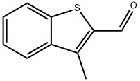 3-メチルベンゾチオフェン-2-カルボキシアルデヒド 化学構造式