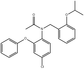 220551-79-1 Acetamide, N-(4-chloro-2-phenoxyphenyl)-N-[[2-(1-methylethoxy)phenyl]methyl]-