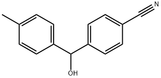 4-[Hydroxy(4-Methylphenyl)Methyl]benzonitrile Struktur