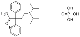 磷酸丙吡胺,22059-60-5,结构式