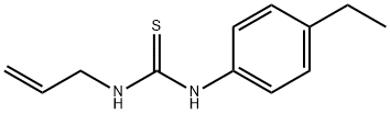 1-烯丙基-3-(4-乙基苯基)硫脲 结构式
