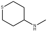 N-methyltetrahydro-2H-thiopyran-4-amine(SALTDATA: HCl) Struktur