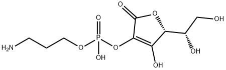 氨基丙醇抗坏血酸磷酸酯 结构式