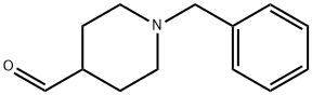 1-ベンジル-4-ピペリジンカルボキシアルデヒド 化学構造式