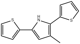 3-Methyl-2,5-dithienylpyrrole
 Struktur