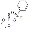 ジチオりん酸O,O-ジメチルS-(フェニルスルホニル) 化学構造式