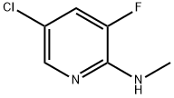 5-CHLORO-3-FLUORO-2-METHYLAMINOPYRIDINE Struktur