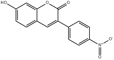 7-羟基-3-(4-硝基苯基)香豆素 结构式