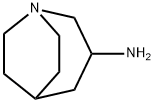 1-Azabicyclo[3.2.2]nonan-3-amine(9CI) 结构式