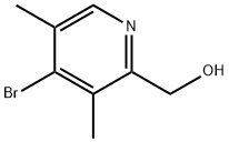 4-BROMO-3,5-DIMETHYL-2-HYDROXYMETHYLPYRIDINE 化学構造式