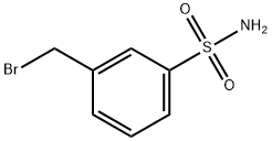 3-溴甲基苯磺酰胺 结构式