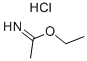 Ethyl acetimidate hydrochloride Struktur