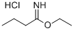 ETHYL BUTYRIMIDATE HYDROCHLORIDE|丁酰亚氨酸乙酯盐酸盐
