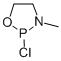 2-CHLORO-3-METHYL-[1,3,2]OXAZA-PHOSPHOLIDINE Struktur
