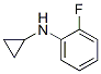 Benzenamine, N-cyclopropyl-2-fluoro- (9CI) 结构式