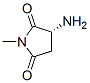 2,5-Pyrrolidinedione,3-amino-1-methyl-,(3R)-(9CI) 结构式