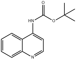 tert-butyl N-(quinolin-4-yl)carbaMate Struktur