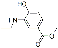 Benzoic acid, 3-(ethylamino)-4-hydroxy-, methyl ester (9CI) 化学構造式