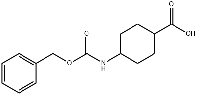 Cyclohexanecarboxylic acid, 4-[[(phenylmethoxy)carbonyl]amino]- (9CI) Structure