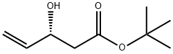 (R)-TERT-BUTYL 3-HYDROXYPENT-4-ENOATE,220861-37-0,结构式