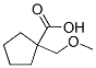 Cyclopentanecarboxylic acid, 1-(methoxymethyl)- (9CI) Structure