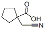 Cyclopentanecarboxylic acid, 1-(cyanomethyl)- (9CI) Structure