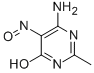 6-アミノ-2-メチル-5-ニトロソピリミジン-4(1H)-オン 化学構造式
