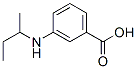 Benzoic acid, 3-[(1-methylpropyl)amino]- (9CI) Structure