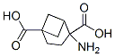 Bicyclo[3.1.1]heptane-1,4-dicarboxylic acid, 4-amino- (9CI) Structure