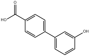 4-(3-Hydroxyphenyl)benzoic acid Struktur