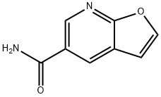 フロ[2,3-b]ピリジン-5-カルボアミド 化学構造式
