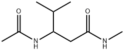 Pentanamide,  3-(acetylamino)-N,4-dimethyl-|