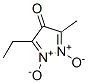 4H-Pyrazol-4-one,  3-ethyl-5-methyl-,  1,2-dioxide 结构式