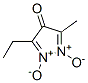 4H-Pyrazol-4-one,  3-ethyl-5-methyl-,  1,2-dioxide 化学構造式