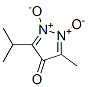 4H-Pyrazol-4-one,3-methyl-5-(1-methylethyl)-,1,2-dioxide(9CI) Structure