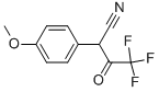 4,4,4-TRIFLUORO-2-(4-METHOXY-PHENYL)-3-OXO-BUTYRONITRILE Struktur