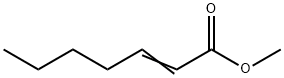 methyl-2-heptenoate Struktur
