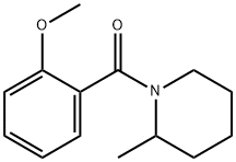 1-(2-Methoxybenzoyl)-2-Methylpiperidine, 97% Structure