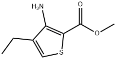 METHYL 3-AMINO-4-ETHYLTHIOPHENE-2-CARBOXYLATE 结构式
