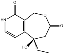 (5R)-5-ETHYL-5-HYDROXY-1,4,5,8-TETRAHYDROOXEPINO[3,4-C]PYRIDINE-3,9-DIONE Struktur