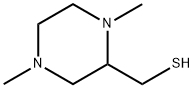 2-Piperazinemethanethiol,  1,4-dimethyl- 化学構造式