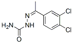 3',4'-Dichloroacetophenone semicarbazone Structure