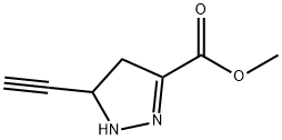 1H-Pyrazole-3-carboxylicacid,5-ethynyl-4,5-dihydro-,methylester(9CI) Structure