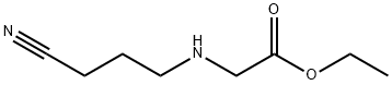 Glycine, N-(3-cyanopropyl)-, ethyl ester (9CI) Structure