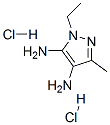 1H-Pyrazole-4,5-diamine,1-ethyl-3-methyl-,dihydrochloride(9CI) Struktur