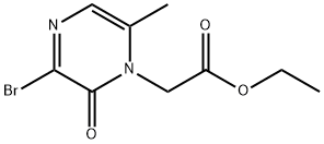 3-BROMO-6-METHYL-2-OXO-1(2H)-피라진아세트산에틸에스테르