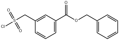 Benzyl 3-[(Chlorosulfonyl)Methyl]benzoate Struktur